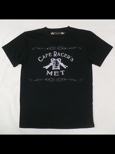 【Cafe Racer's MET】《Fast Dry》T-SHIRTS (Front Print)