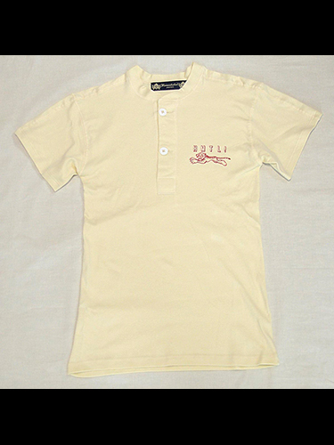 【HAMATOLA!】Classic Henley Neck T-Shirts"Jumping Tiger"