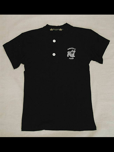 【HAMATOLA!】Classic Henley Neck T-Shirts"BERSERKER"